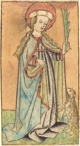 Svatá Anežka od German 15th Century