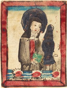 Svatá Klára z Assisi od German 15th Century