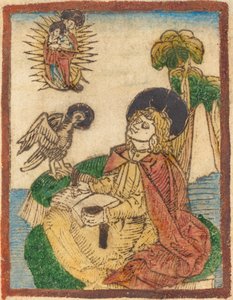Svatý Jan na ostrově Patmos od German 15th Century
