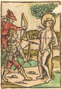 Svatý Šebestián od German 15th Century