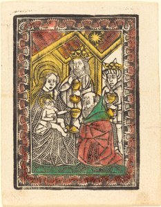 Klanění tří králů od German 15th Century