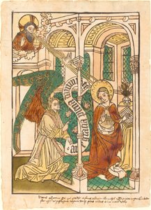 Zvěstování od German 15th Century
