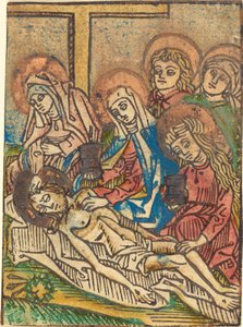 Balzamování Krista od German 15th Century