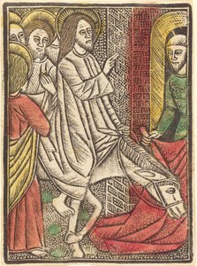 Vjezd do Jeruzaléma od German 15th Century