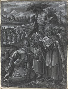 Kristus se hádal s doktory [recto] od German 16th Century