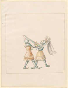 Freydal, Kniha klání a turnaj císaře Maxmiliána I.: Pěší boje (soutěže) (III. díl): Deska 154 od German 16th Century