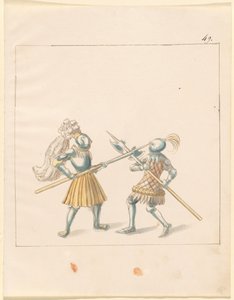 Freydal, Kniha klání a turnaj císaře Maxmiliána I.: Pěší boje (Třety) (III. díl): Deska 146 od German 16th Century