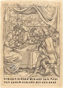 Obvykle zpíváme tenorový diskant alt a bas před davem od German 16th Century
