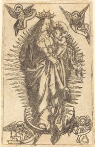 Madonna a dítě od German 16th Century