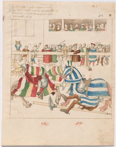 Mock Joust of War s pevnými štíty od German 16th Century