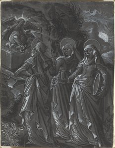 Tři ženy u hrobu [recto] od German 16th Century