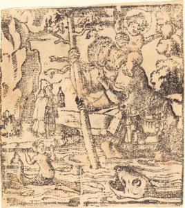 Svatý Kryštof od German 16th or 19th Century
