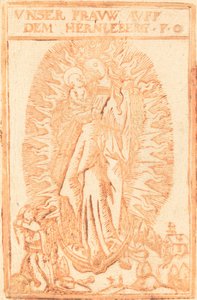 Madona z Hernlebergu od German 17th Century