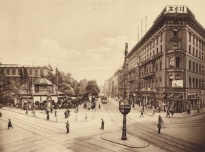 Georgstrasse, Hannover (čb fotografie)