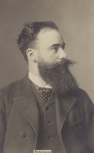 Hermann Sudermann (1857-1928), německý dramatik a spisovatel (čb fotografie) od German Photographer