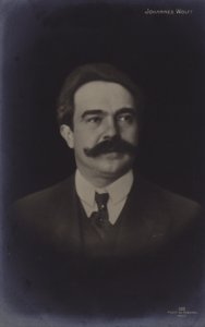 Portrét Johannese Wolffa (čb fotografie) od German Photographer