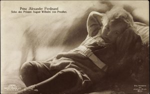 Kníže Alexander Ferdinand, syn Augusta Viléma od German Photographer