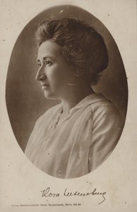Rosa Luxemburgová (čb fotografie) od German Photographer
