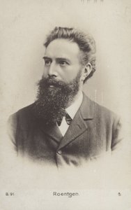 Wilhelm Roentgen (1845-1923), německý fyzik (čb fotografie)
