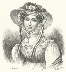 Adelaide, princezna z Orleans (rytina) od German School