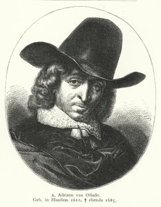Adriaen van Ostade, malíř holandského zlatého věku (rytina) od German School
