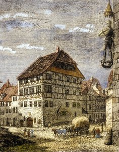 Dům Albrechta Durera v Norimberku, Německo od German School