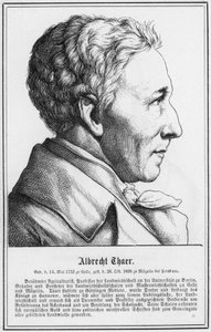 Albrecht Thaer (rytina) od German School