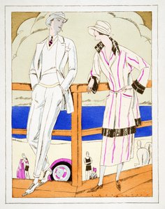Ammeer, Outfits by Gerard Bresser, from Styl, pub. 1922 (pochoir print) od German School