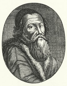 Amos Komenský, český spisovatel a filozof (rytina) od German School