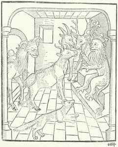 Ilustrace z Knihy moudrosti (rytina) od German School