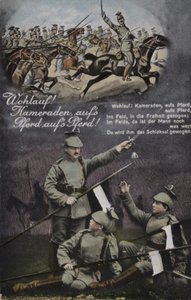 Vstaň! Soudruzi, na vaše koně, na vaše koně! (barva lito) od German School