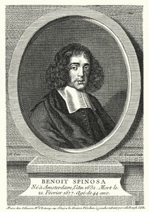 Baruch Spinoza, holandský filozof (rytina) od German School