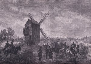 Před Orleansem, Cassells Historie války mezi Francií a Německem vydaná Cassell and Company Limited, kolem roku 1890 (litho) od German School