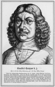 Benedict Carpzov d i (rytina) od German School