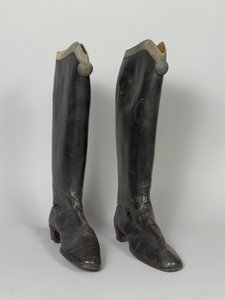 Boty, 3. von Zieten Hussars, nošené HRH vévodou z Connaughtu, před rokem 1914 (boty) od German School