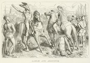 Caesar a Ariovistus od German School