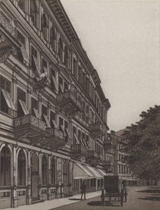 Kavárna Elefant, Stará louka (litho) od German School