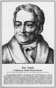 Carl August, velkovévoda Saxe-Weimar-Eisenach (rytina) od German School