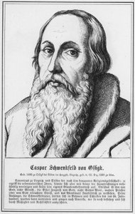 Caspar Schwenkfeld von Ossigk (rytina) od German School