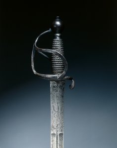 Meč kavalérie, cca 1700-1730 (ocel, drátěná rukojeť) od German School