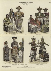 Cejlonské kostýmy, 1880 od German School