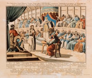 Kristus před Pilátem, vydal Riedel, Norimberk, 1830 od German School