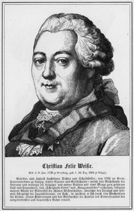 Christian Felix Weibe (rytina) od German School