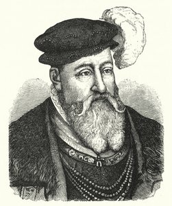 Kristián III., král dánský; a Norsko (rytina) od German School