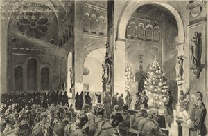 Vánoční oslavy ve flanderském kostele od German School