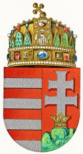 Znak Maďarska, kolem roku 1898 od German School