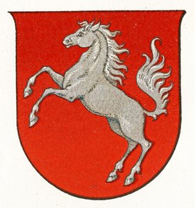 Erb Vestfálska, kolem roku 1898 od German School