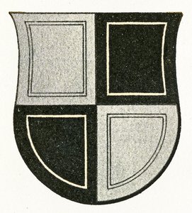 Erb města Zollern (Hechingen), kolem roku 1898 od German School