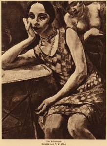 Závislý na kokainu (litho) od German School