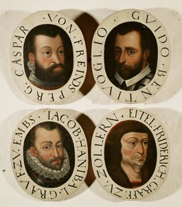 Velitelé třicetileté války, Caspar von Freindsperg, Guido Bentivoglio, Jacob Hanibal hrabě Embs ... od German School